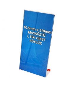 105mm x 210mm Masaüstü Föylük L Tipi Dikey