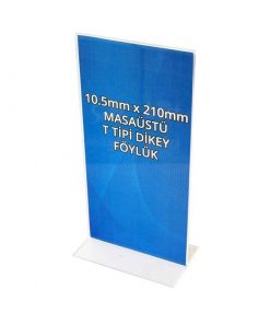 105mm x 210mm Masaüstü Föylük T Tipi Dikey