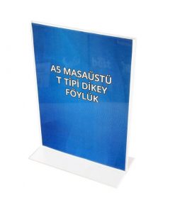 A5 (148mm x 210mm) Masaüstü Föylük T Tipi Dikey